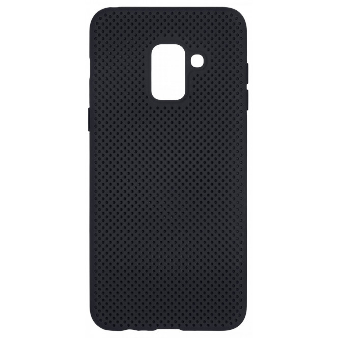 Cover 2E for Galaxy A8 2018 (A530) Dots Black