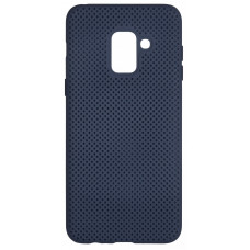 Cover 2E for Galaxy A8 2018 (A530) Dots Navy