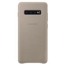 Чехол Samsung для Galaxy S10+ (G975) Leather Cover Gray