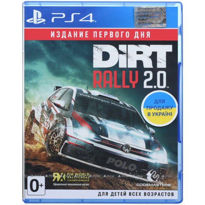 Игра Dirt Rally 2.0 (PS4, Английский язык)