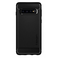 Чехол Spigen для Galaxy S10 2019 (G973) Rugged Armor Matte Black