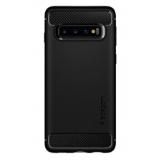 Чехол Spigen для Galaxy S10 2019 (G973) Rugged Armor Matte Black