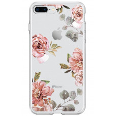 Чехол Spigen для iPhone 8 Plus/7 Plus Liquid Crystal Aquarelle Rose