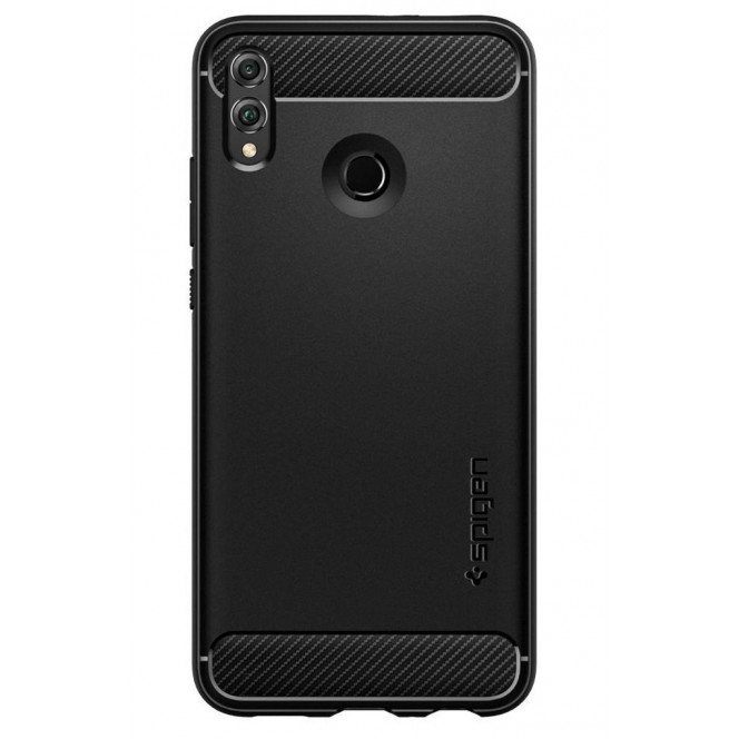 Cover of Spigen for Honor 8X Rugged Armor Matte Black