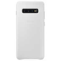 Чехол Samsung для Galaxy S10+ (G975) Leather Cover White