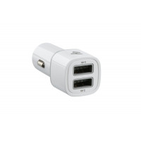 Car charger 2E Dual USB Charger 2xUSB 2.4A White