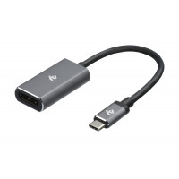 Adapter 2E Type-C to DisplayPort, Alluminum, 0.2 m