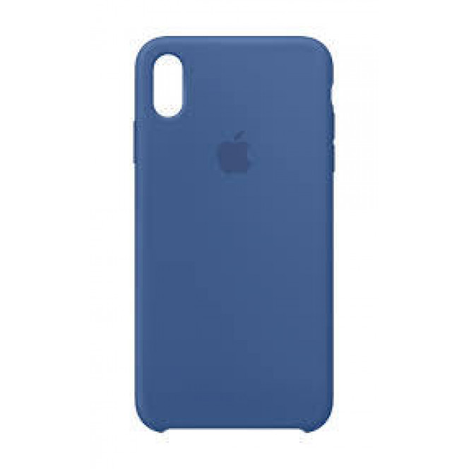 Чехол Apple Silicone Case для iPhone XS Max Delft Blue (MVF62ZM/A)