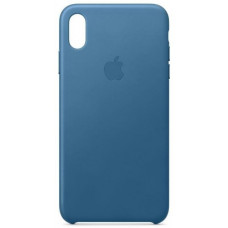 Чехол Apple Leather Case для iPhone XS Max Cape Cod Blue (MTEW2ZM/A)