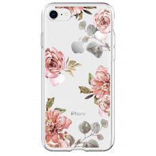 Cover of Spigen for iPhone SE 2020/8/7 Liquid Crystal Aquarelle Rose