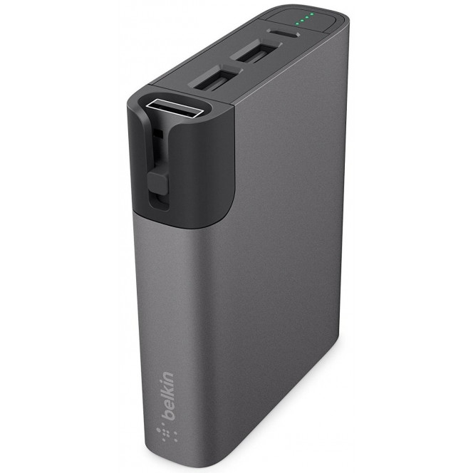 Портативный аккумулятор Belkin RockStar 6600mAh Gray