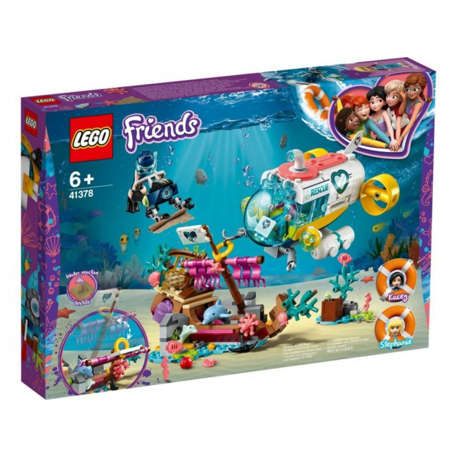 Конструктор LEGO Friends Миссия по спасению дельфинов (41378)