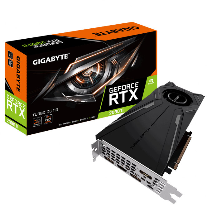 Video card GIGABYTE GeForce RTX 2080 Ti 11GB GDDR6 TURBO OC (GV-N208TTURBO_OC-11GC)