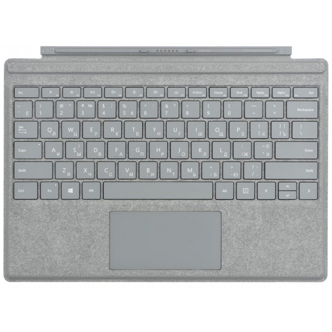 Cover keyboard of Microsoft for Surface GO Type Cover Commercial Platinum