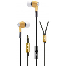 Earphones 2E S2 Metal Skin Gold