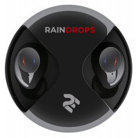 Earphones 2E RainDrops True Wireless Waterproof Black