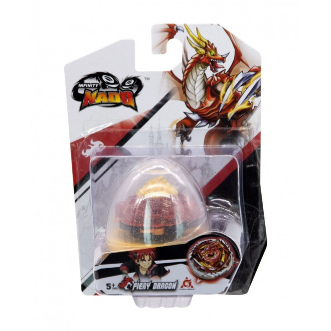 Волчок Auldey Infinity Nado V серия Nado Egg Fiery Dragon Огненный Дракон (YW634102)