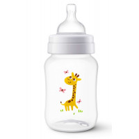 Small bottle for feeding of Anti-colic the Giraffe of 260 ml (SCF821/12)