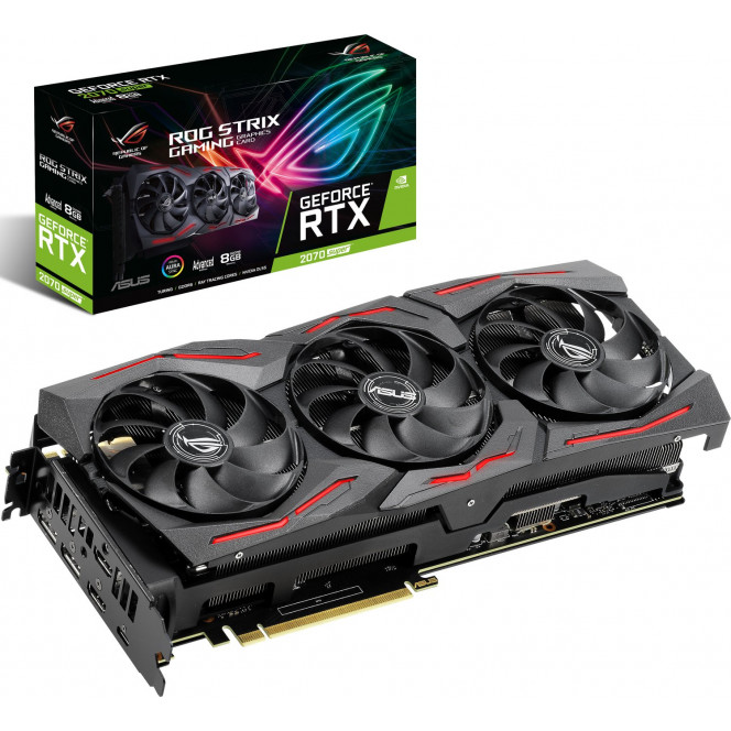 Видеокарта ASUS GeForce RTX2070 SUPER 8GB GDDR6 Gaming STRIX (STRIX-RTX2070S-A8G_GAM)