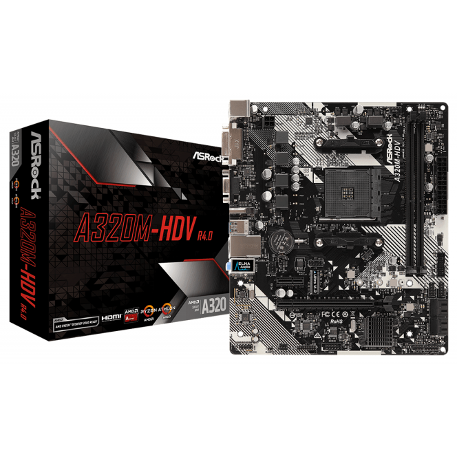 ASRock A320M-HDV R4.0 motherboard