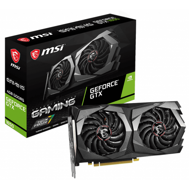 Video card MSI GeForce GTX1650 4GB DDR5 GAMING (GF_GTX1650_GAMING_4G)