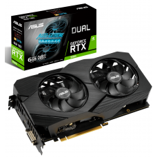 Video card of ASUS GeForce RTX2060 6GB GDDR6 DUAL EVO (DUAL-RTX2060-6G-EVO)