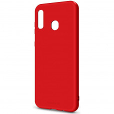 MakeFuture cover for Galaxy A20/A30 Red Flex Case (Soft-touch TPU)