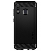 Cover of Spigen for Galaxy A30 Rugged Armor Matte Black