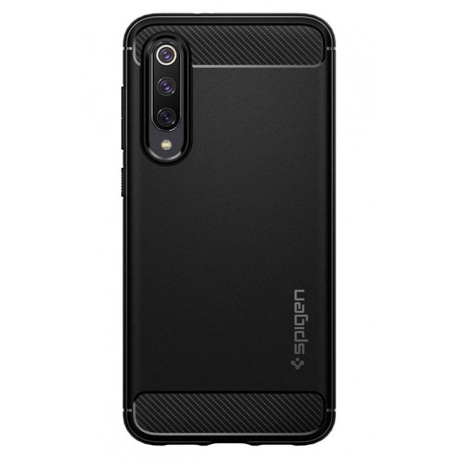 Cover of Spigen for Xiaomi Mi 9 SE Rugged Armor Black