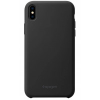 Чехол Spigen для iPhone XS Max Silicone Fit Black