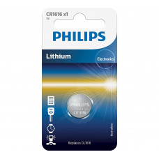 Батарейка Philips Lithium CR 1616 BLI 1 (CR1616/00B)