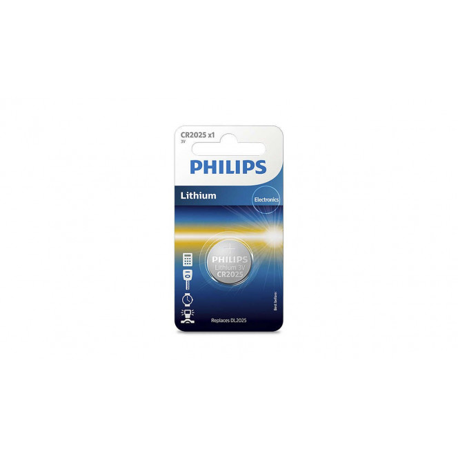 Philips Lithium CR 2025 BLI 1 (CR2025/01B) battery