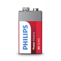 Philips Power Alkaline 6LR61 BLI 1 (6LR61P1B/10) battery