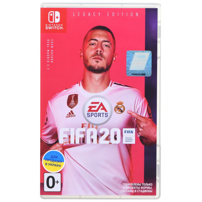 Игра FIFA 20 (Nintendo Switch, Русская версия)