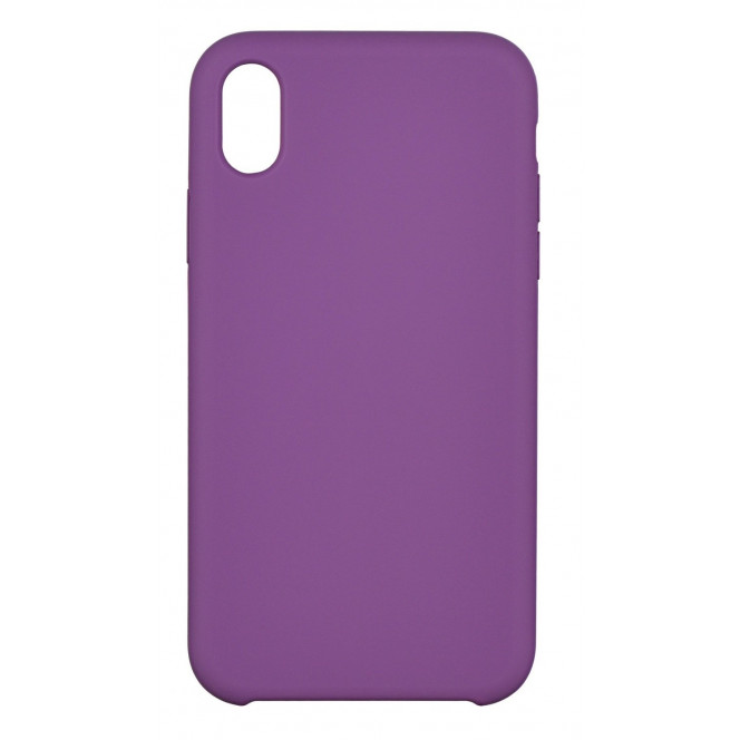 Cover 2E for the Apple iPhone XR Liquid Silicone Purple