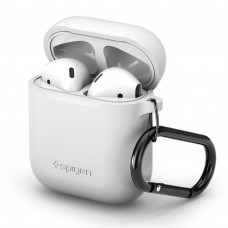 Чехол Spigen для AirPods Silicone White