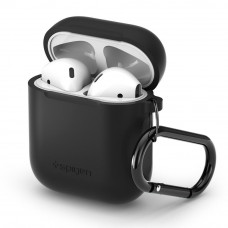 Чехол Spigen для AirPods Silicone Black