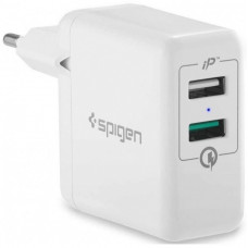 Сетевое зарядное устройство Spigen Essential F207 Quick Charge 3.0 Wall Charger White