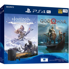 Игровая приставка SONY PlayStation 4 Pro 1Tb Black (God of War + Horizon Zero Dawn CE) (9994602)