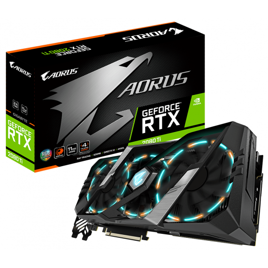 Video card Gigabyte GeForce RTX2080 Ti 11G AORUS (GV-N208TAORUS-11GC)