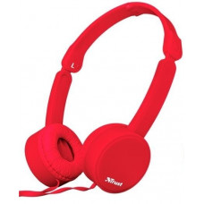 Trust Nano On-Ear Mic Red earphones