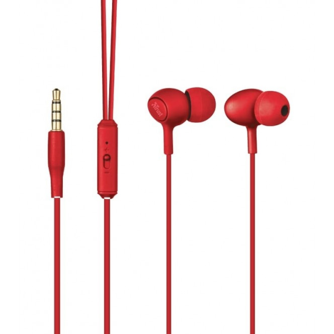 Trust Ziva Mic Red earphones