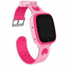 Childrens watch phones with the GPS GOGPS ME K14 tracker pink (K14PK)