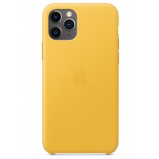 Cover of Apple for iPhone 11 of Pro Leather Case Meyer Lemon (MWYA2ZM/A)