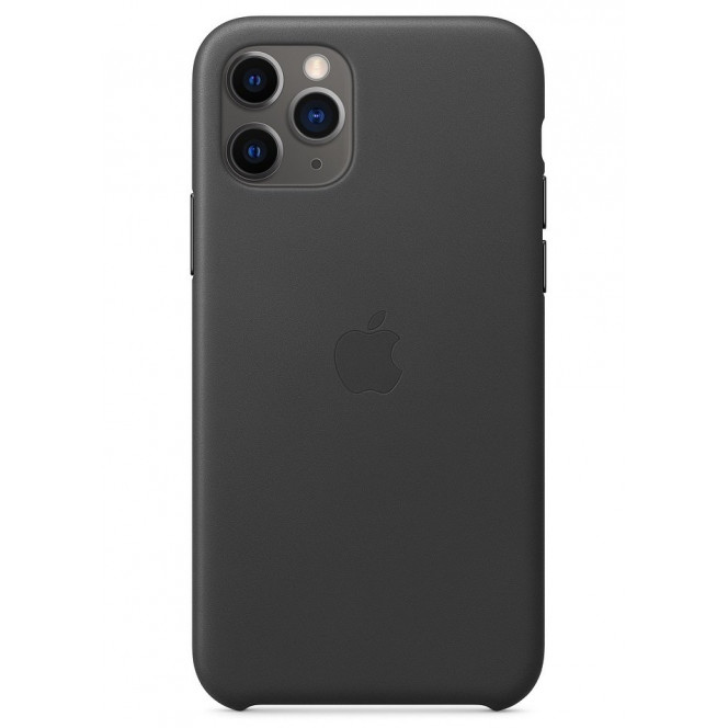 Чехол Apple для iPhone 11 Pro Leather Case Black (MWYE2ZM/A)