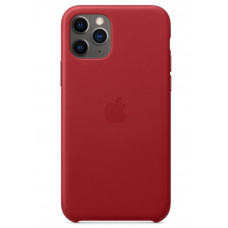 Cover of Apple for iPhone 11 of Pro Leather Case (PRODUCT) of RED (MWYF2ZM/A)