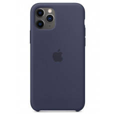 Чехол Apple для iPhone 11 Pro Silicone Case Midnight Blue (MWYJ2ZM/A)