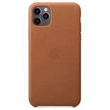 Cover of Apple for iPhone 11 of Pro Max Leather Case Saddle Brown (MX0D2ZM/A)