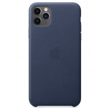 Чехол Apple для iPhone 11 Pro Max Leather Case Midnight Blue (MX0G2ZM/A)