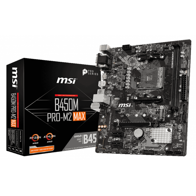 Maternal MSI B450M PRO-M2 MAX board